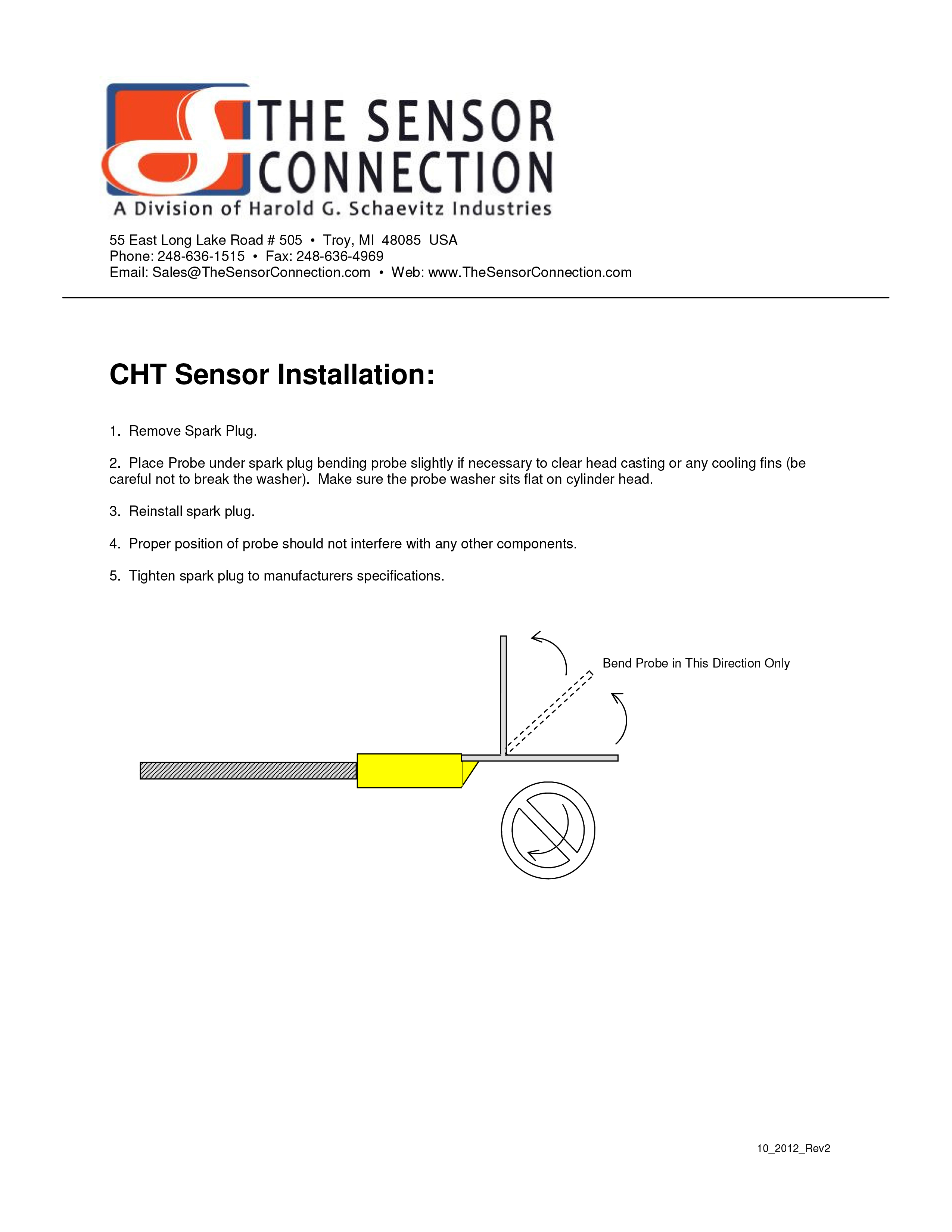 Cht Digital Pyrometer Gauge Cht Cylinder Head Temperature Sensor Kit Ws 